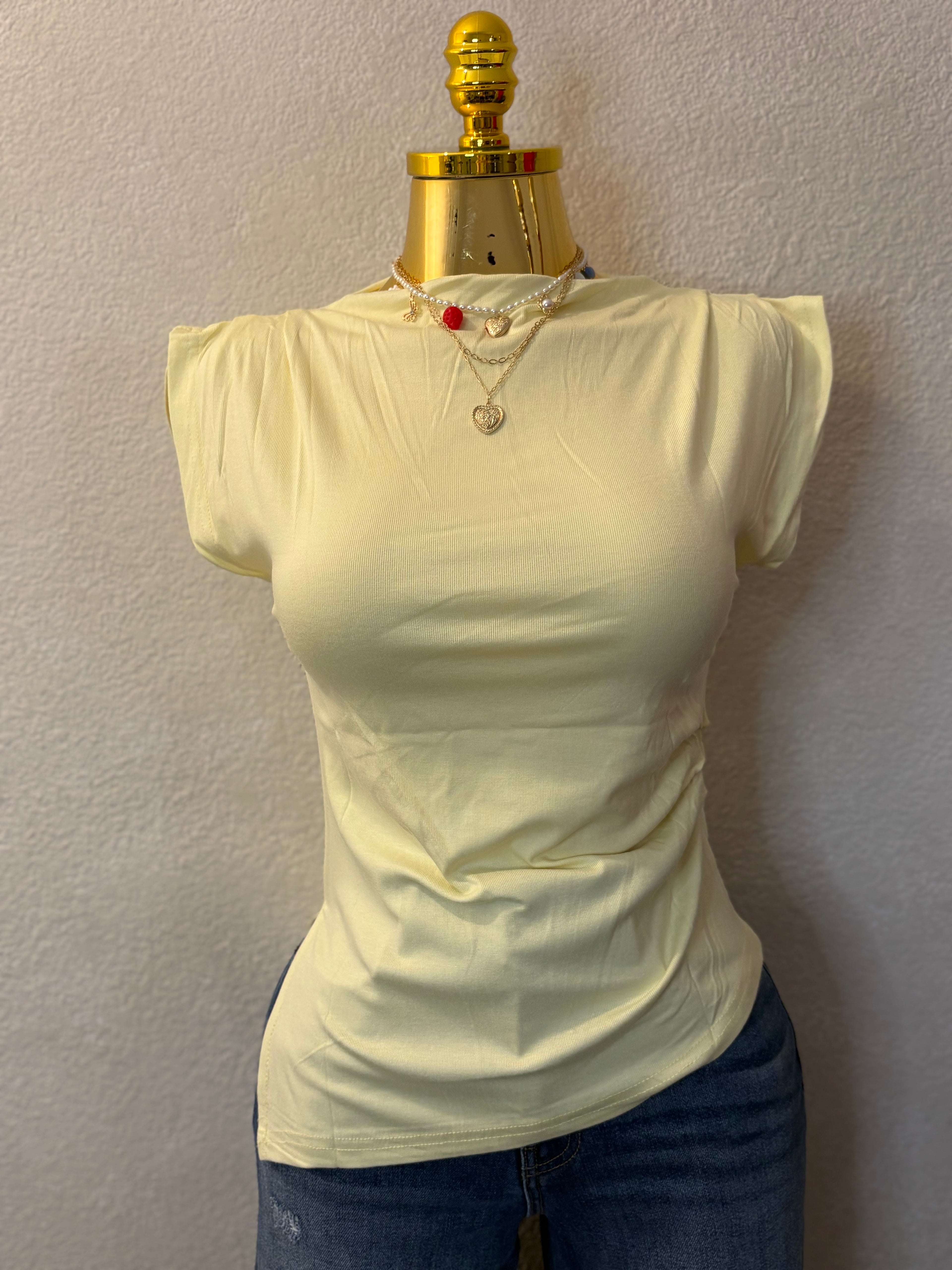 Rebel yellow top