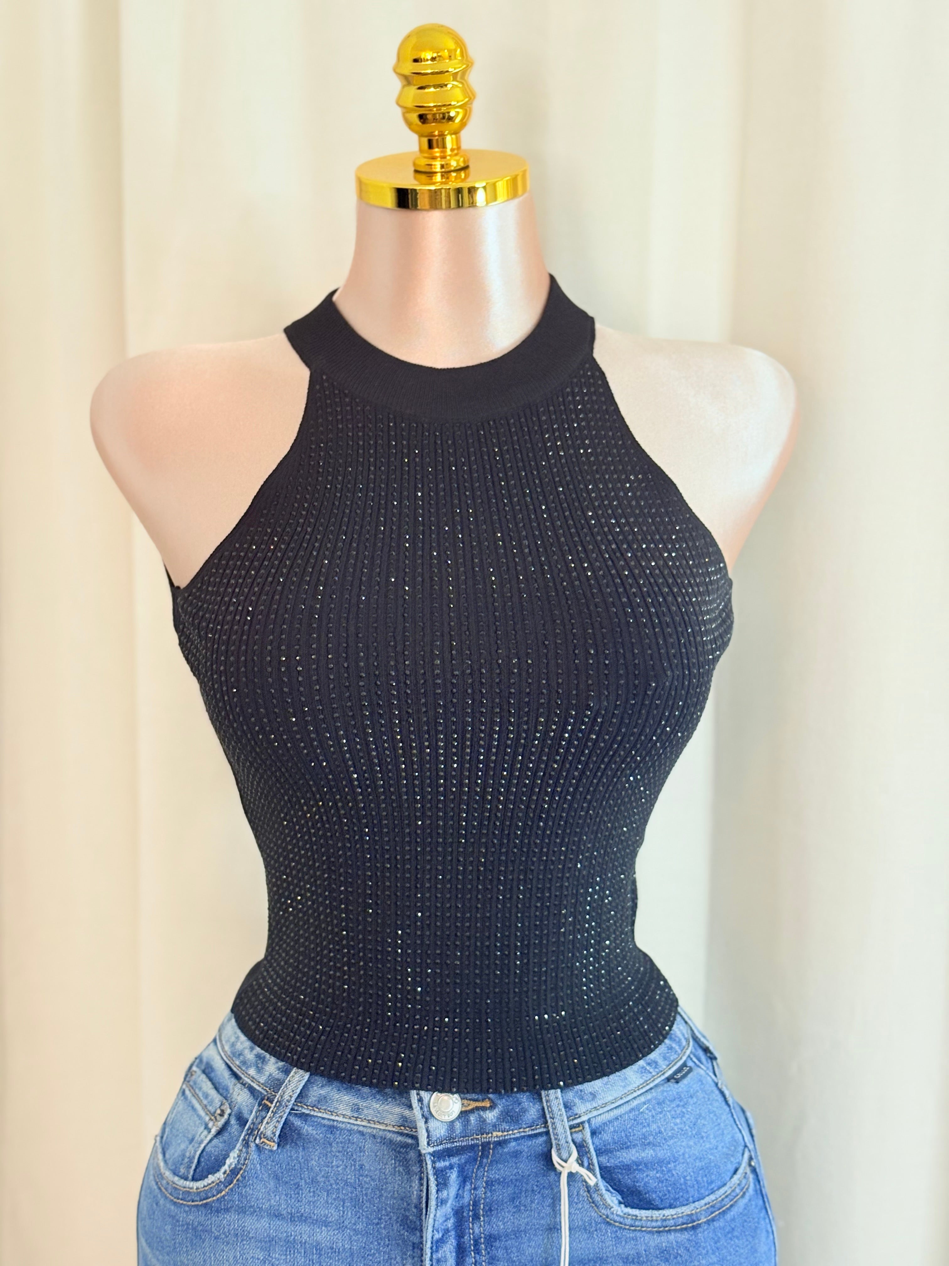 Bling Black top