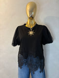Celeste black top