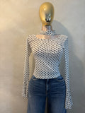 Polka dots lace top