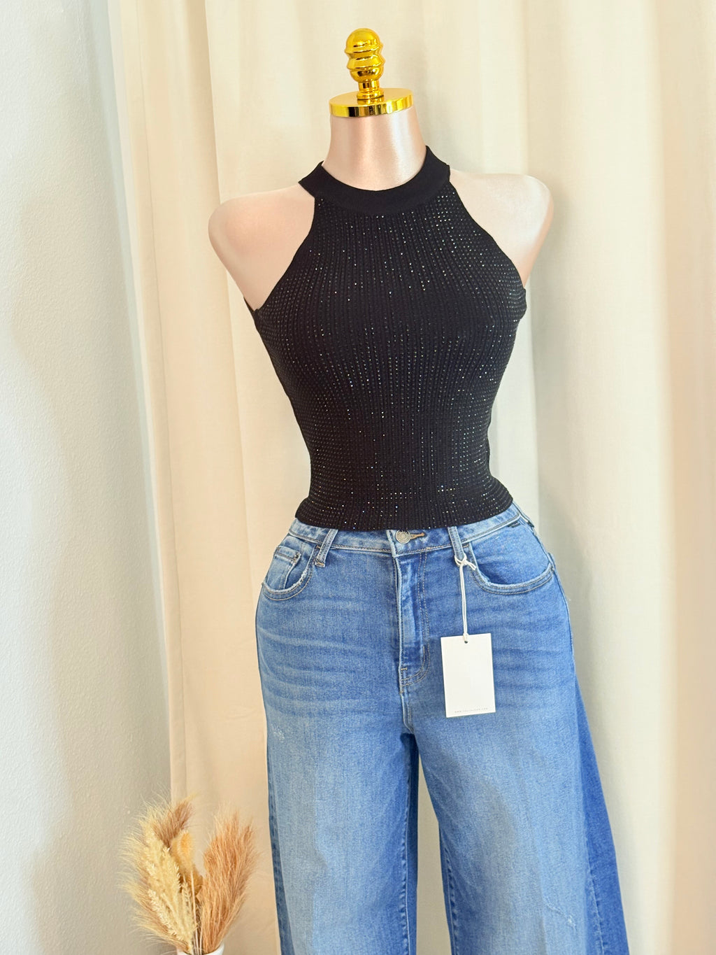 Bling Black top