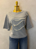 Perla Grey Top