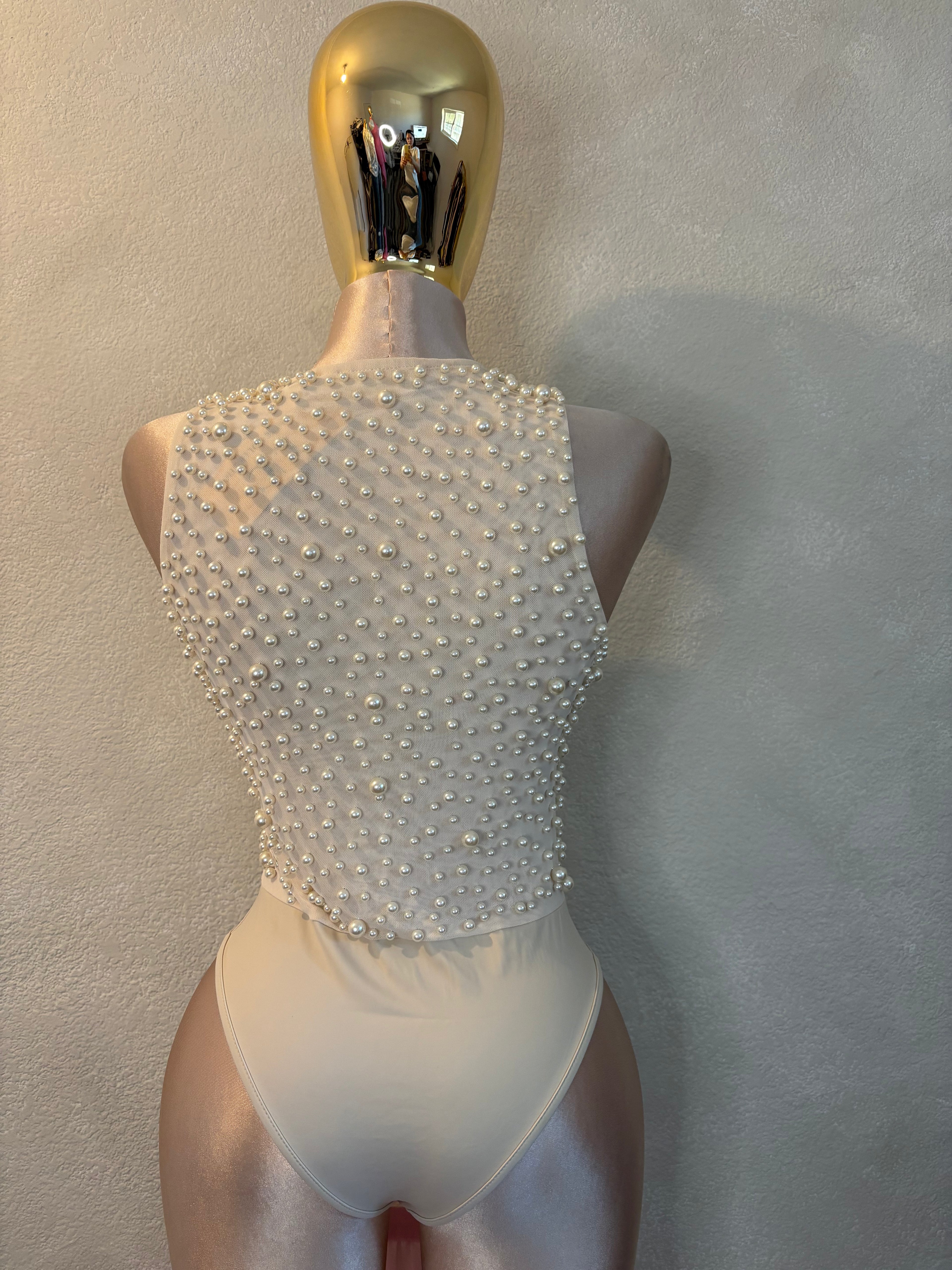 Pearl cute bodysuit