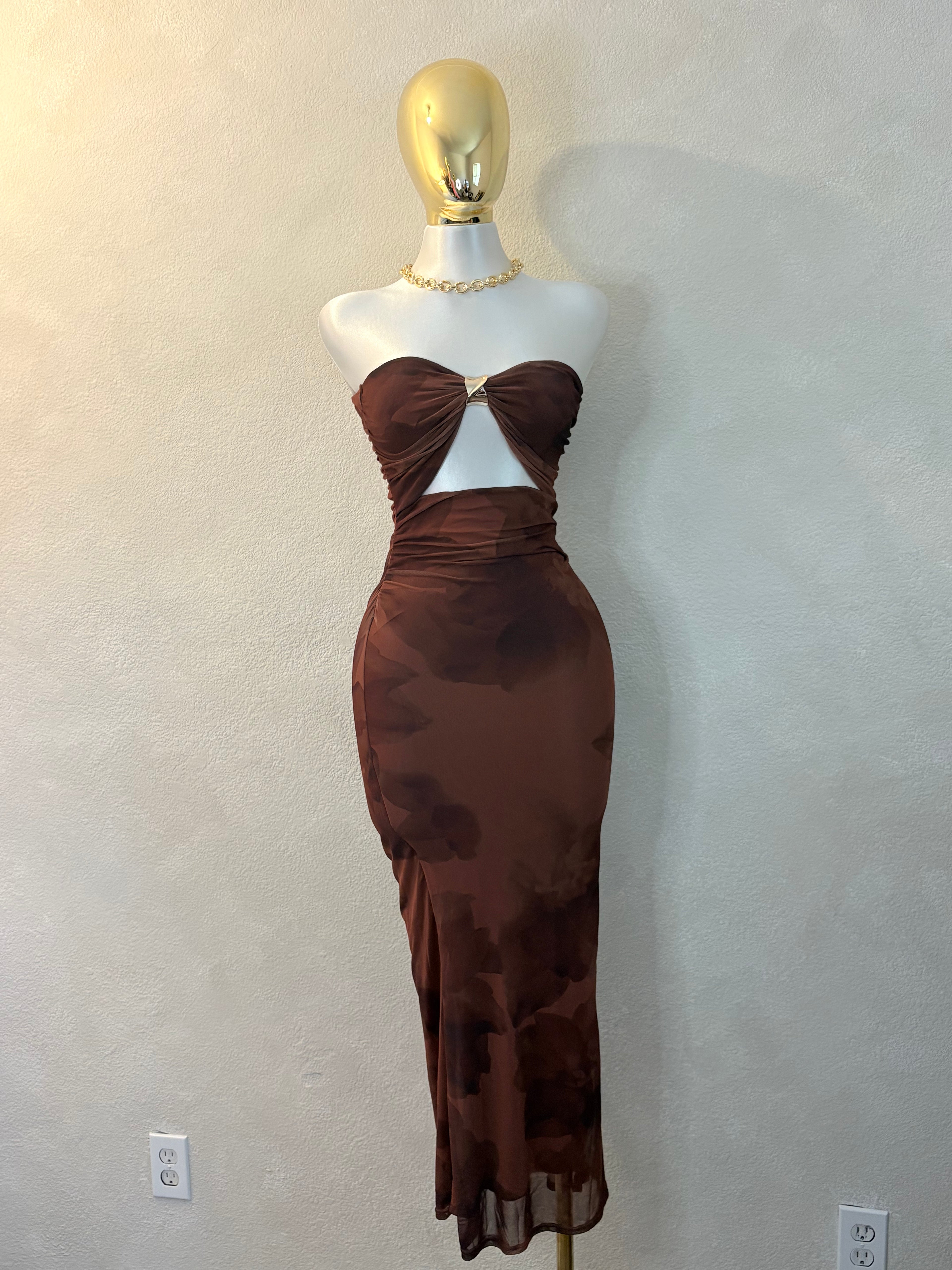 Maxi Brown Dress