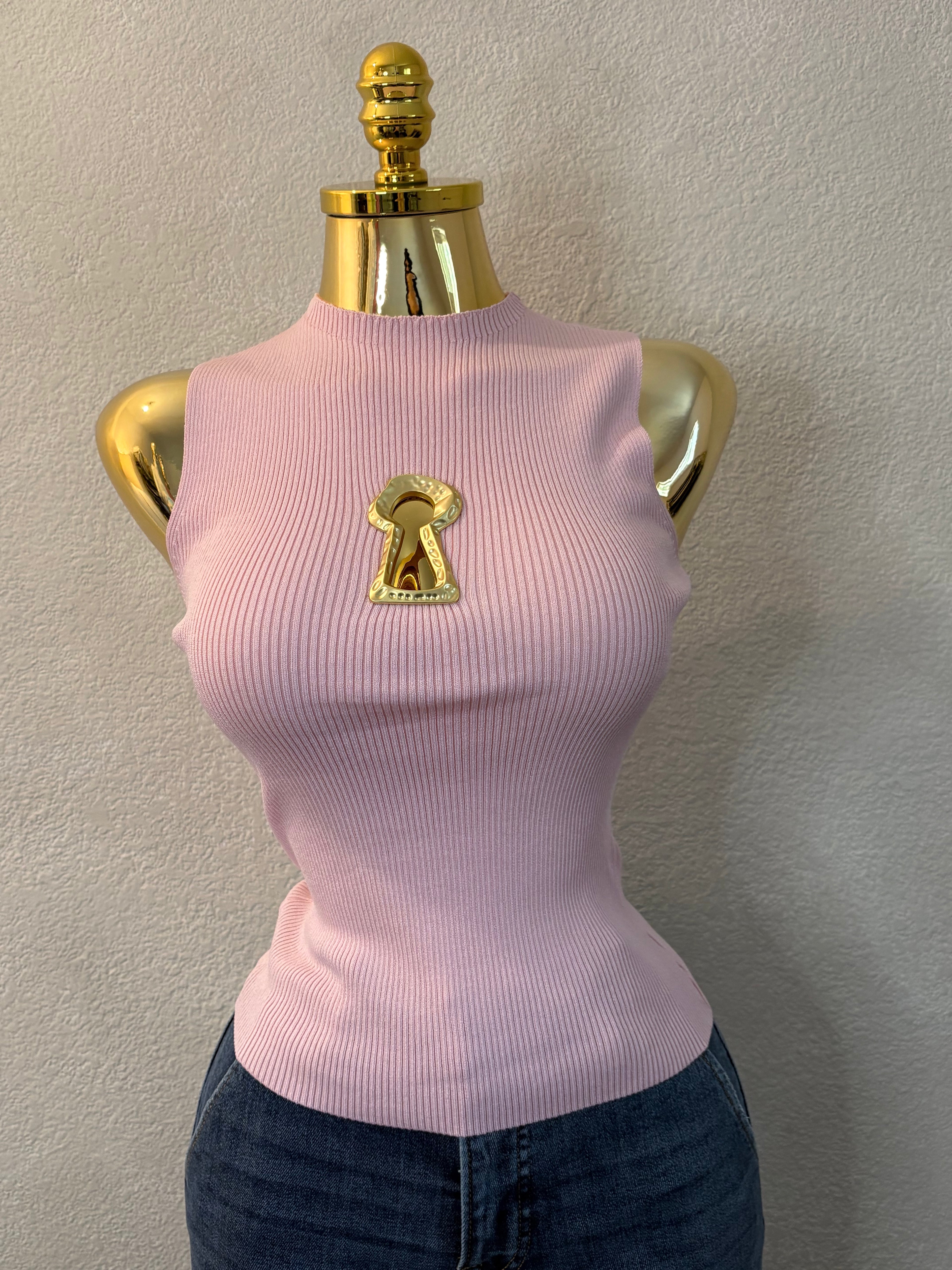 Knit Pink Top