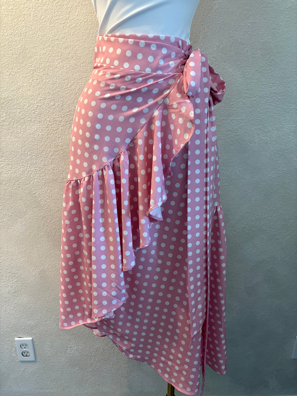 Polka Pink Skirt