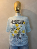 Boss Flower Blue Shirt