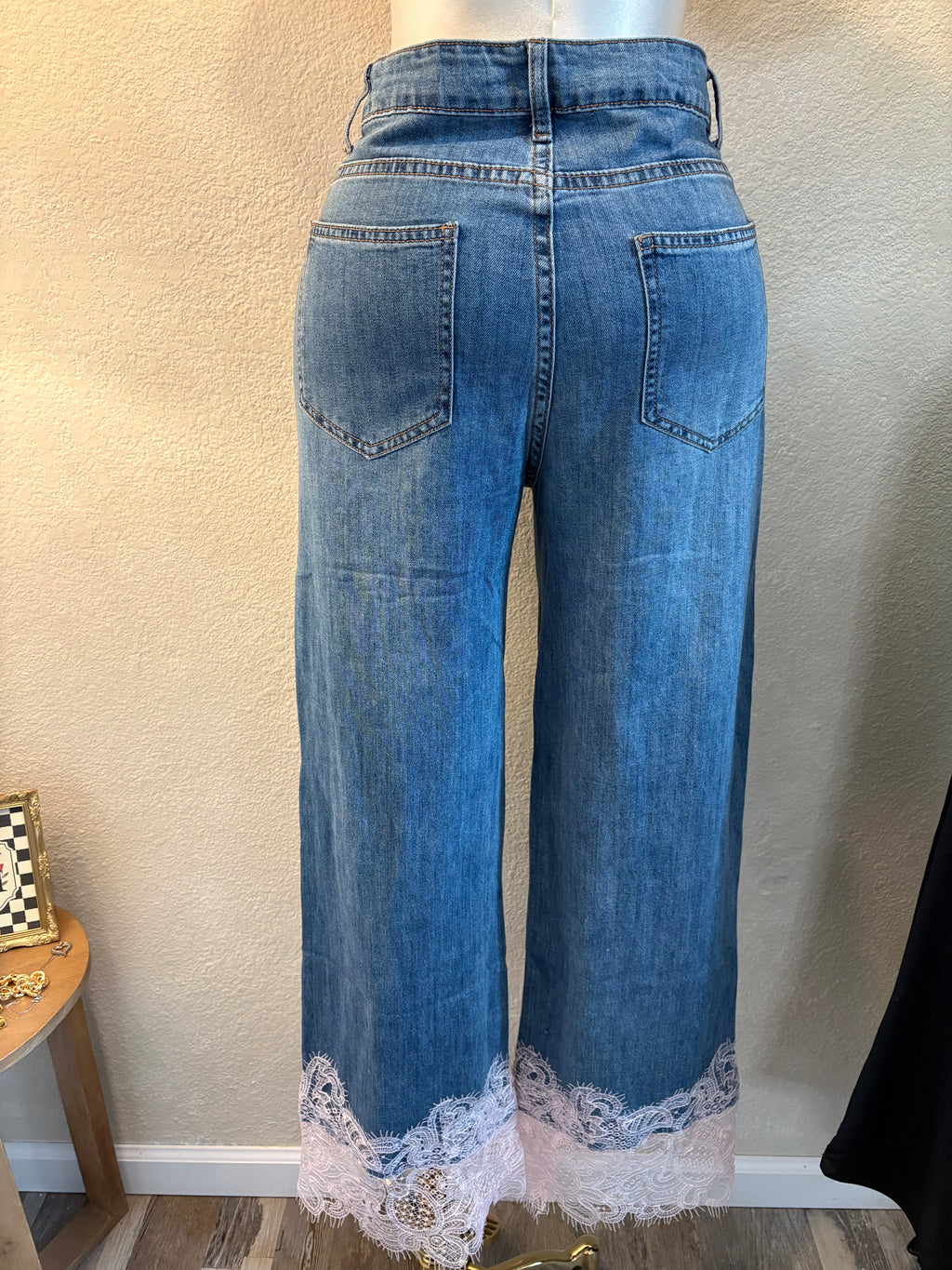 Denim Lace Jeans