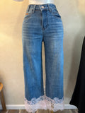 Denim Lace Jeans